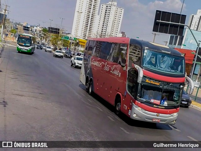 Expresso São Luiz 7770 na cidade de Cuiabá, Mato Grosso, Brasil, por Guilherme Henrique. ID da foto: 9239482.