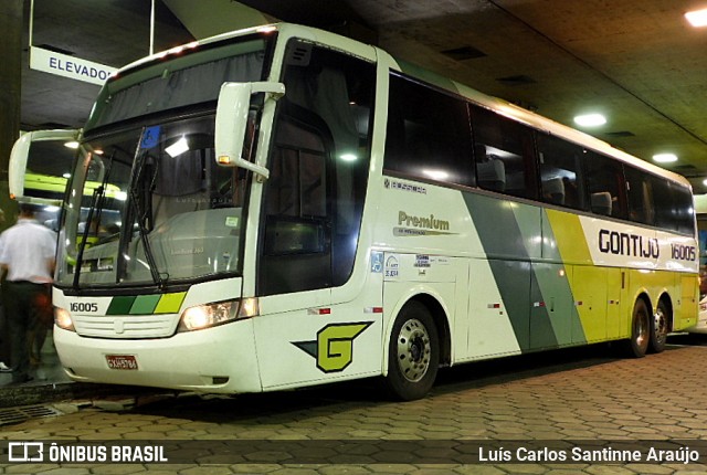 Empresa Gontijo de Transportes 16005 na cidade de Belo Horizonte, Minas Gerais, Brasil, por Luís Carlos Santinne Araújo. ID da foto: 9240496.