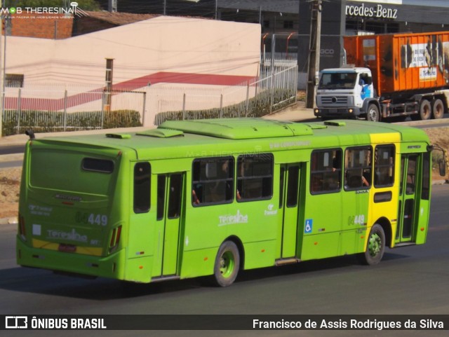 Transcol Transportes Coletivos 04449 na cidade de Teresina, Piauí, Brasil, por Francisco de Assis Rodrigues da Silva. Número da foto: #9237652.