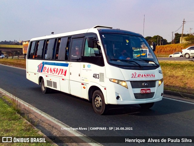 Transviva Transportes 483 na cidade de Campinas, São Paulo, Brasil, por Henrique Alves de Paula Silva. Número da foto: #9241002.