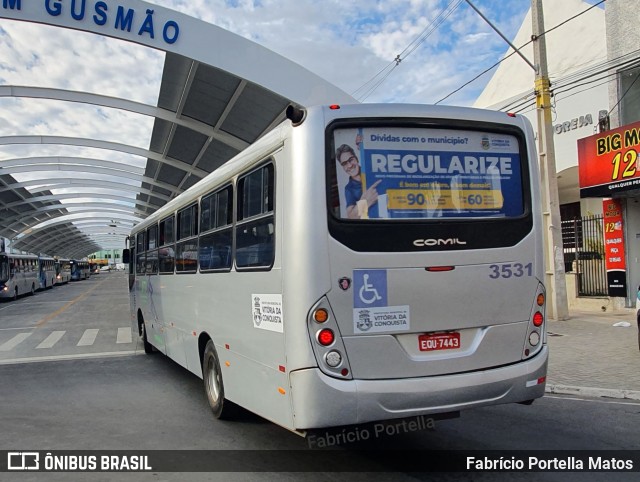 Viação Rosa Vitória da Conquista 3531 na cidade de Vitória da Conquista, Bahia, Brasil, por Fabrício Portella Matos. Número da foto: #9240988.