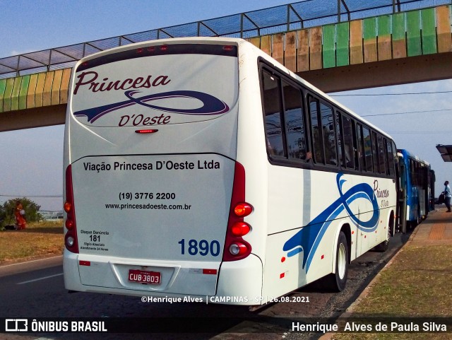 Princesa D'Oeste Fretamento e Turismo 1890 na cidade de Campinas, São Paulo, Brasil, por Henrique Alves de Paula Silva. ID da foto: 9241014.