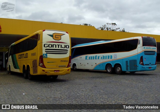 Empresa Gontijo de Transportes 19180 na cidade de Jequié, Bahia, Brasil, por Tadeu Vasconcelos. ID da foto: 9237798.