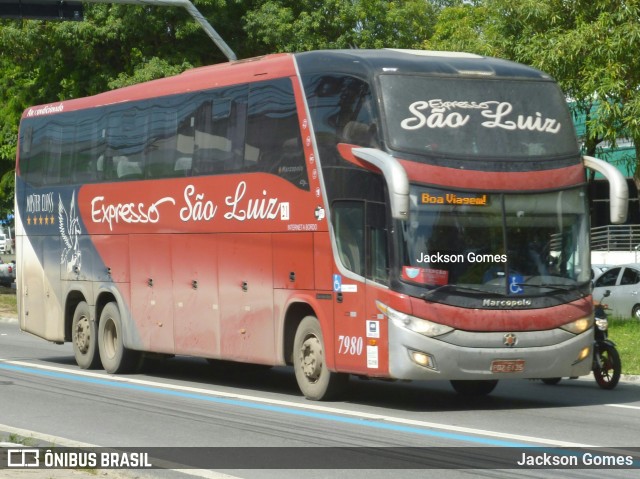 Expresso São Luiz 7980 na cidade de Maceió, Alagoas, Brasil, por Jackson Gomes. ID da foto: 9242212.