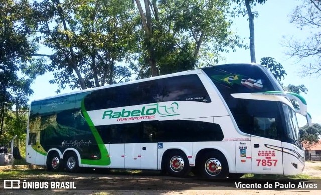 Rabelo Transportes 7857 na cidade de Aparecida, São Paulo, Brasil, por Vicente de Paulo Alves. ID da foto: 9243753.