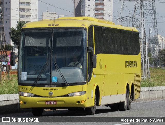 Viação Itapemirim 5731 na cidade de São José dos Campos, São Paulo, Brasil, por Vicente de Paulo Alves. Número da foto: #9241672.