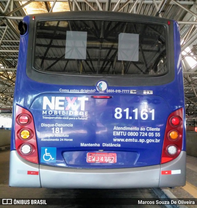 Next Mobilidade - ABC Sistema de Transporte 81.161 na cidade de Santo André, São Paulo, Brasil, por Marcos Souza De Oliveira. Número da foto: #9243640.