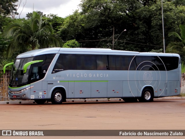 Viação Garcia 8155 na cidade de Maringá, Paraná, Brasil, por Fabricio do Nascimento Zulato. ID da foto: 9244514.