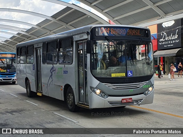 Viação Rosa Vitória da Conquista 3521 na cidade de Vitória da Conquista, Bahia, Brasil, por Fabrício Portella Matos. Número da foto: #9241571.
