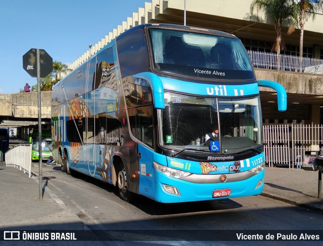 UTIL - União Transporte Interestadual de Luxo 11722 na cidade de Belo Horizonte, Minas Gerais, Brasil, por Vicente de Paulo Alves. Número da foto: #9244085.