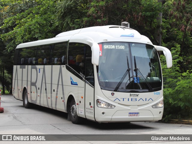 Viação Atibaia São Paulo 1420 na cidade de São Paulo, São Paulo, Brasil, por Glauber Medeiros. Número da foto: #9243697.