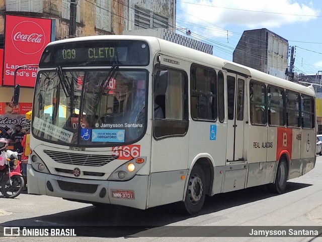 Real Alagoas de Viação 4166 na cidade de Maceió, Alagoas, Brasil, por Jamysson Santana. ID da foto: 9241887.