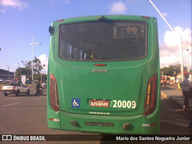 OT Trans - Ótima Salvador Transportes 20009 na cidade de Salvador, Bahia, Brasil, por Mario dos Santos Nogueira Junior. Número da foto: #9241946.