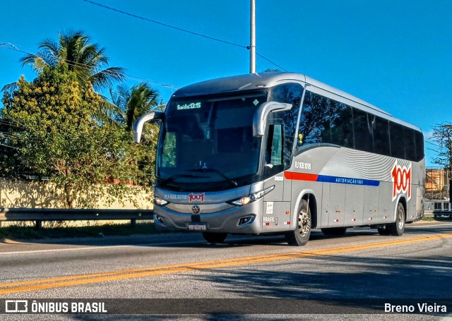 Auto Viação 1001 RJ 108.1098 na cidade de Campos dos Goytacazes, Rio de Janeiro, Brasil, por Breno Vieira. ID da foto: 9242050.