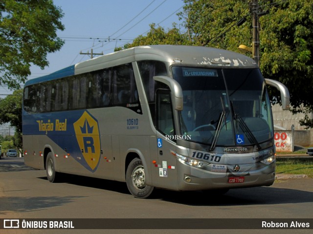 Viação Real 10610 na cidade de Paranavaí, Paraná, Brasil, por Robson Alves. ID da foto: 9242509.