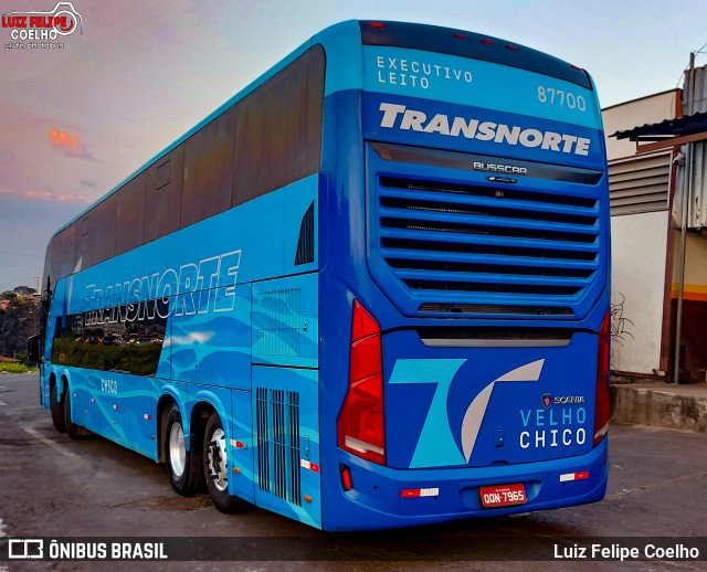 Transnorte - Transporte e Turismo Norte de Minas 87700 na cidade de Belo Horizonte, Minas Gerais, Brasil, por Luiz Felipe Coelho. Número da foto: #9244222.