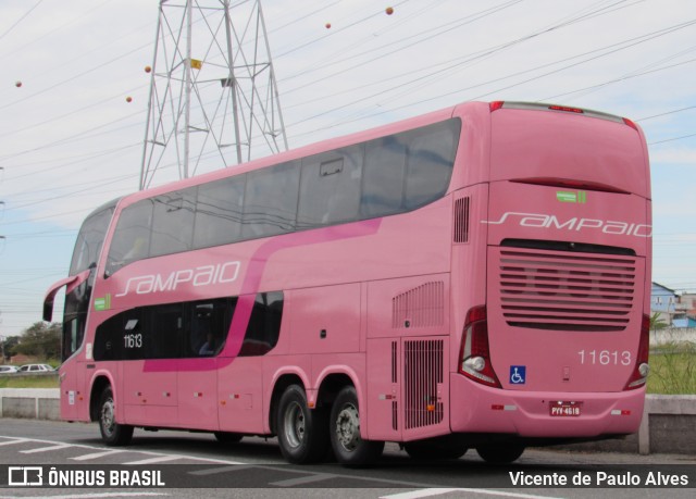 Viação Sampaio 11613 na cidade de São José dos Campos, São Paulo, Brasil, por Vicente de Paulo Alves. Número da foto: #9241602.