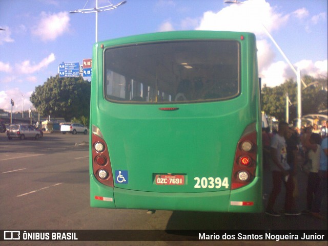 OT Trans - Ótima Salvador Transportes 20394 na cidade de Salvador, Bahia, Brasil, por Mario dos Santos Nogueira Junior. ID da foto: 9245427.