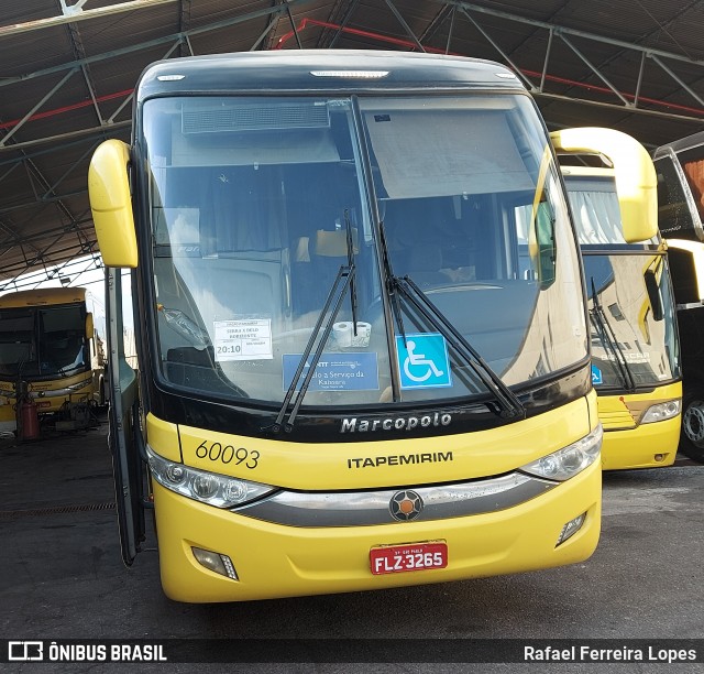 Viação Itapemirim 60093 na cidade de Belo Horizonte, Minas Gerais, Brasil, por Rafael Ferreira Lopes. Número da foto: #9246728.