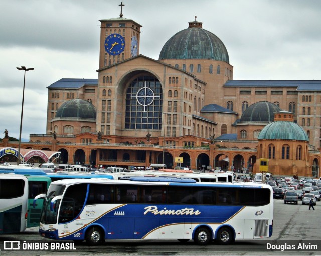 Primotur Transportes e Turismo 5000 na cidade de Aparecida, São Paulo, Brasil, por Douglas Alvim. Número da foto: #9246624.