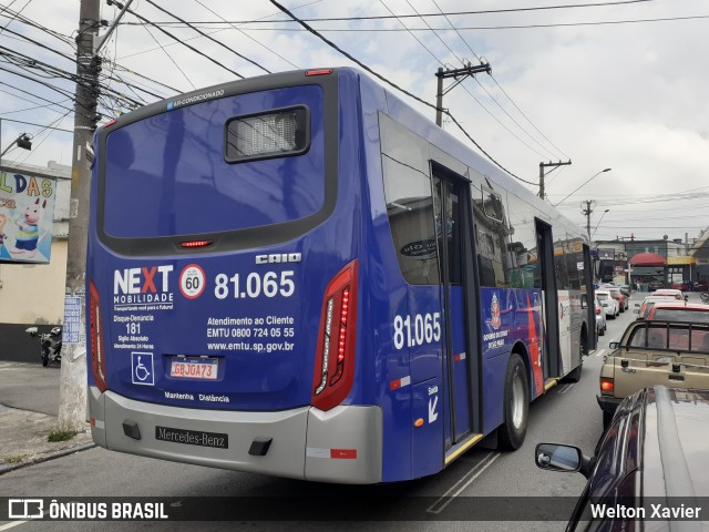 Next Mobilidade - ABC Sistema de Transporte 81.065 na cidade de Diadema, São Paulo, Brasil, por Welton Xavier. ID da foto: 9245809.