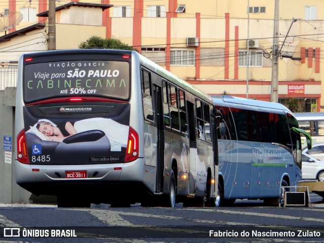 Viação Garcia 8485 na cidade de Londrina, Paraná, Brasil, por Fabricio do Nascimento Zulato. Número da foto: #9248315.