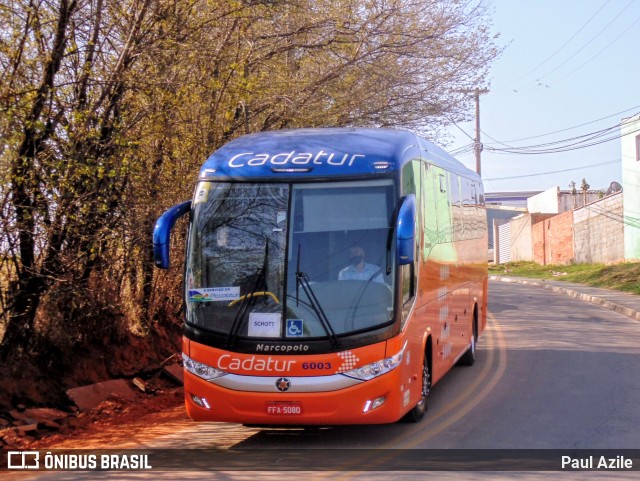 Cadatur Transportes e Turismo 6003 na cidade de Iacanga, São Paulo, Brasil, por Paul Azile. Número da foto: #9245558.