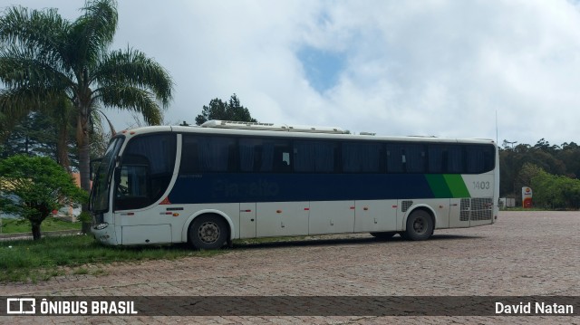 Ônibus Particulares 1403 na cidade de Candiota, Rio Grande do Sul, Brasil, por David Natan. ID da foto: 9246666.