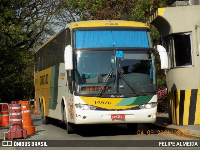 Empresa Gontijo de Transportes 14870 na cidade de São Paulo, São Paulo, Brasil, por FELIPE ALMEIDA. ID da foto: 9247862.