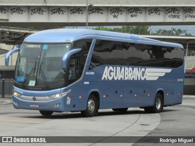 Viação Águia Branca RJ 193.018 na cidade de Rio de Janeiro, Rio de Janeiro, Brasil, por Rodrigo Miguel. Número da foto: #9248974.