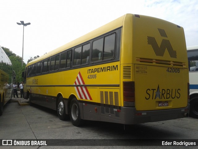 Viação Itapemirim 42005 na cidade de São Paulo, São Paulo, Brasil, por Eder Rodrigues. Número da foto: #9247904.