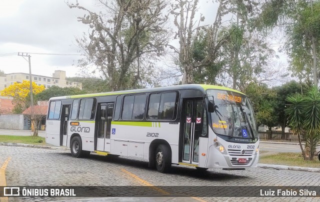 Expresso Glória 2102 na cidade de Valença, Rio de Janeiro, Brasil, por Luiz Fabio Silva. ID da foto: 9249055.