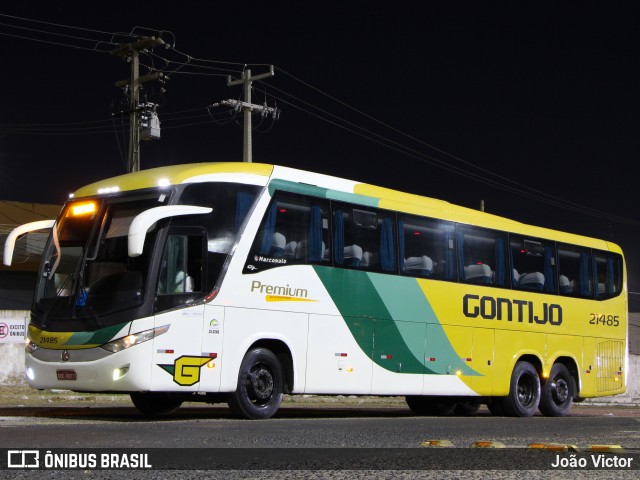 Empresa Gontijo de Transportes 21485 na cidade de Teresina, Piauí, Brasil, por João Victor. ID da foto: 9248918.