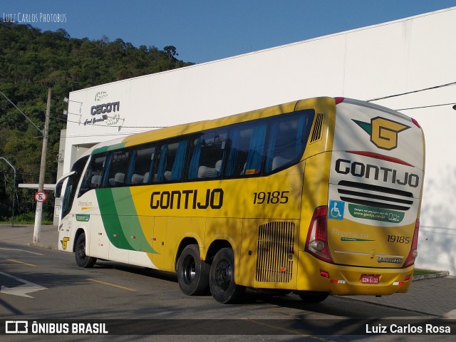 Empresa Gontijo de Transportes 19185 na cidade de Juiz de Fora, Minas Gerais, Brasil, por Luiz Carlos Rosa. ID da foto: 9248878.