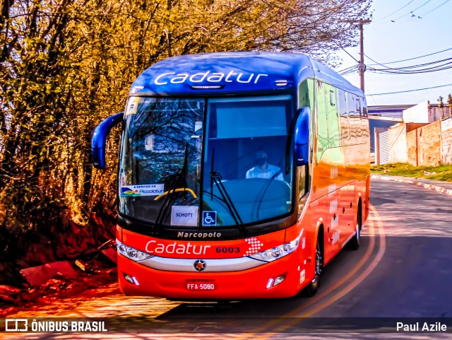 Cadatur Transportes e Turismo 6003 na cidade de Itupeva, São Paulo, Brasil, por Paul Azile. Número da foto: #9249147.