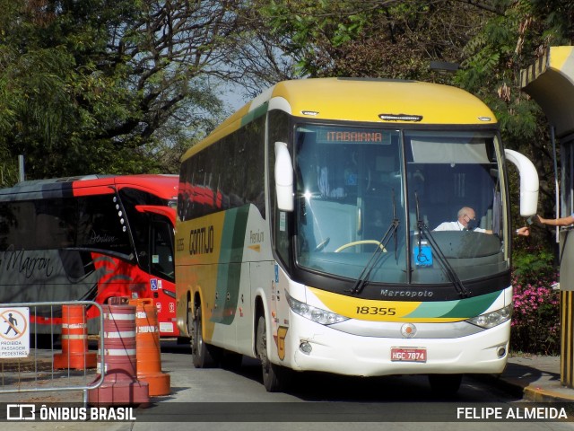 Empresa Gontijo de Transportes 18355 na cidade de São Paulo, São Paulo, Brasil, por FELIPE ALMEIDA. ID da foto: 9247883.