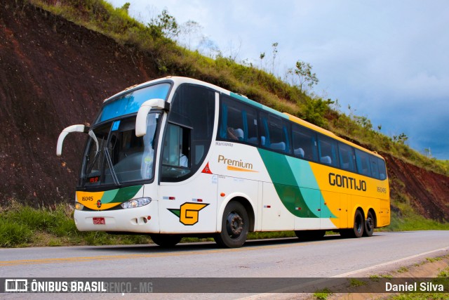 Empresa Gontijo de Transportes 16045 na cidade de São Lourenço, Minas Gerais, Brasil, por Daniel Silva. ID da foto: 9246436.