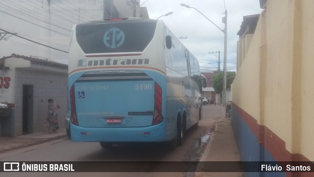 Emtram 5190 na cidade de Barra da Estiva, Bahia, Brasil, por Flávio  Santos. Número da foto: #9250783.