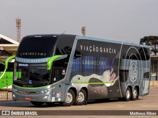 Viação Garcia 8604 na cidade de Curitiba, Paraná, Brasil, por Matheus Ribas. ID da foto: 9253286.