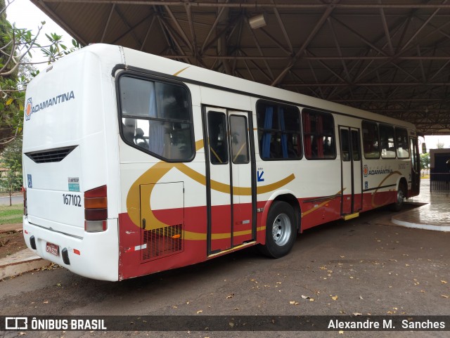 Expresso Adamantina 167102 na cidade de Bariri, São Paulo, Brasil, por Alexandre M.  Sanches. Número da foto: #9252807.