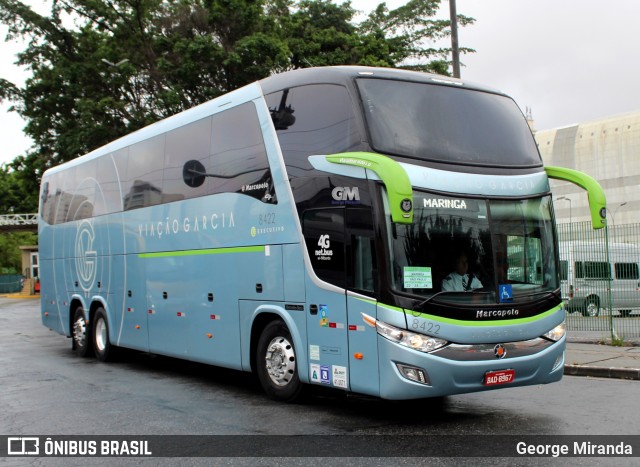 Viação Garcia 8422 na cidade de São Paulo, São Paulo, Brasil, por George Miranda. ID da foto: 9251490.