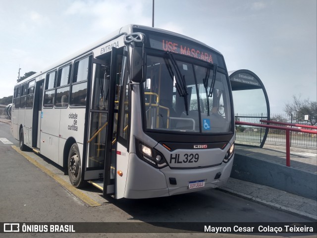 Auto Viação Redentor HL329 na cidade de Curitiba, Paraná, Brasil, por Mayron Cesar  Colaço Teixeira. ID da foto: 9252534.