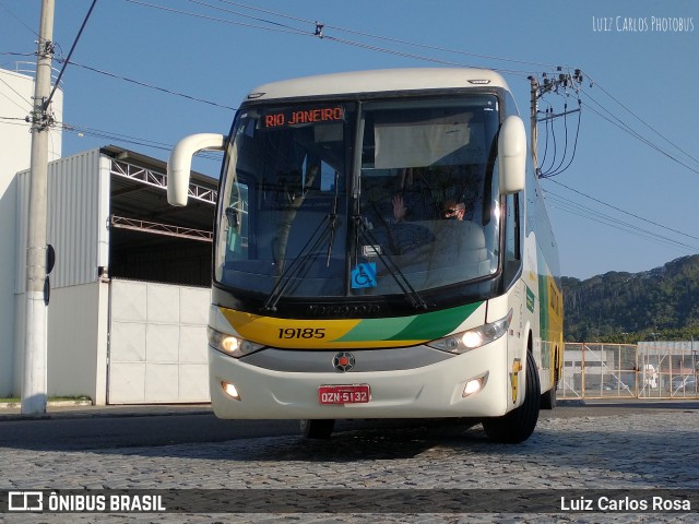 Empresa Gontijo de Transportes 19185 na cidade de Juiz de Fora, Minas Gerais, Brasil, por Luiz Carlos Rosa. ID da foto: 9252250.