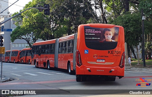 Viação Tamandaré KE701 na cidade de Curitiba, Paraná, Brasil, por Claudio Luiz. Número da foto: #9253272.