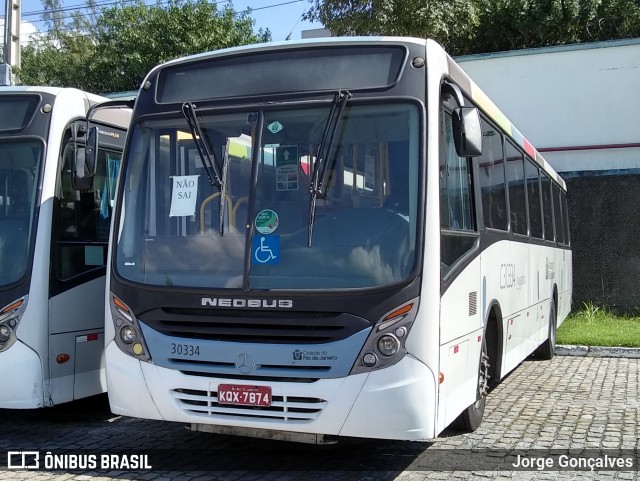 Transportes Futuro C30334 na cidade de Rio de Janeiro, Rio de Janeiro, Brasil, por Jorge Gonçalves. ID da foto: 9251008.