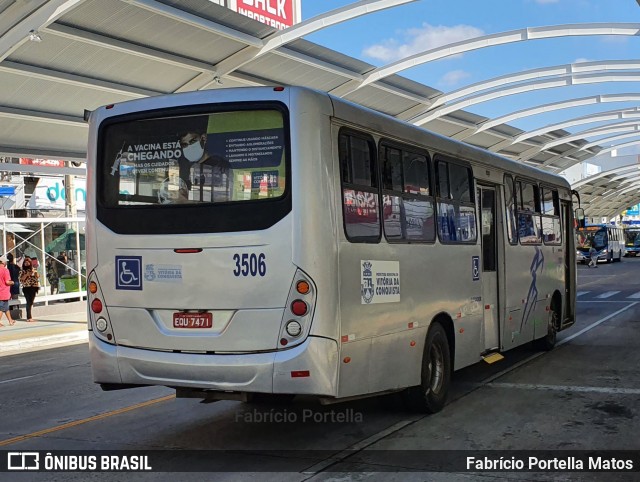 Viação Rosa Vitória da Conquista 3506 na cidade de Vitória da Conquista, Bahia, Brasil, por Fabrício Portella Matos. Número da foto: #9251808.