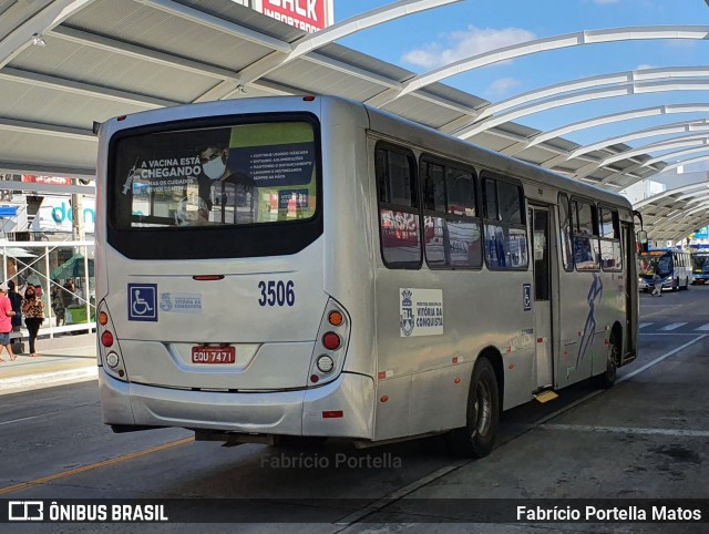 Viação Rosa Vitória da Conquista 3506 na cidade de Vitória da Conquista, Bahia, Brasil, por Fabrício Portella Matos. ID da foto: 9251808.