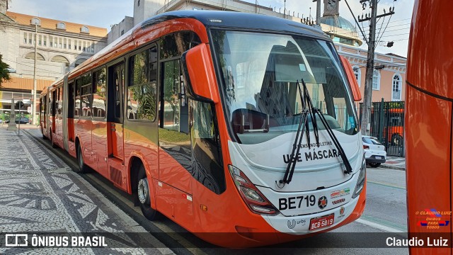 Transporte Coletivo Glória BE719 na cidade de Curitiba, Paraná, Brasil, por Claudio Luiz. ID da foto: 9253248.