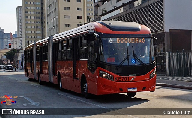 Viação Tamandaré KE701 na cidade de Curitiba, Paraná, Brasil, por Claudio Luiz. Número da foto: #9253258.