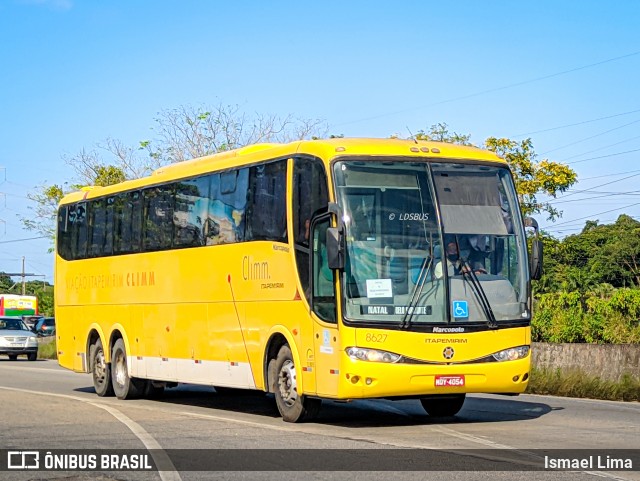 Viação Itapemirim 8627 na cidade de Jaboatão dos Guararapes, Pernambuco, Brasil, por Ismael Lima. ID da foto: 9250318.